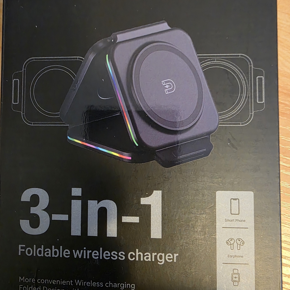"Cinco De Mayo Sale"3-1 Wireless Charger W LED Lights Apple/Android Compatible